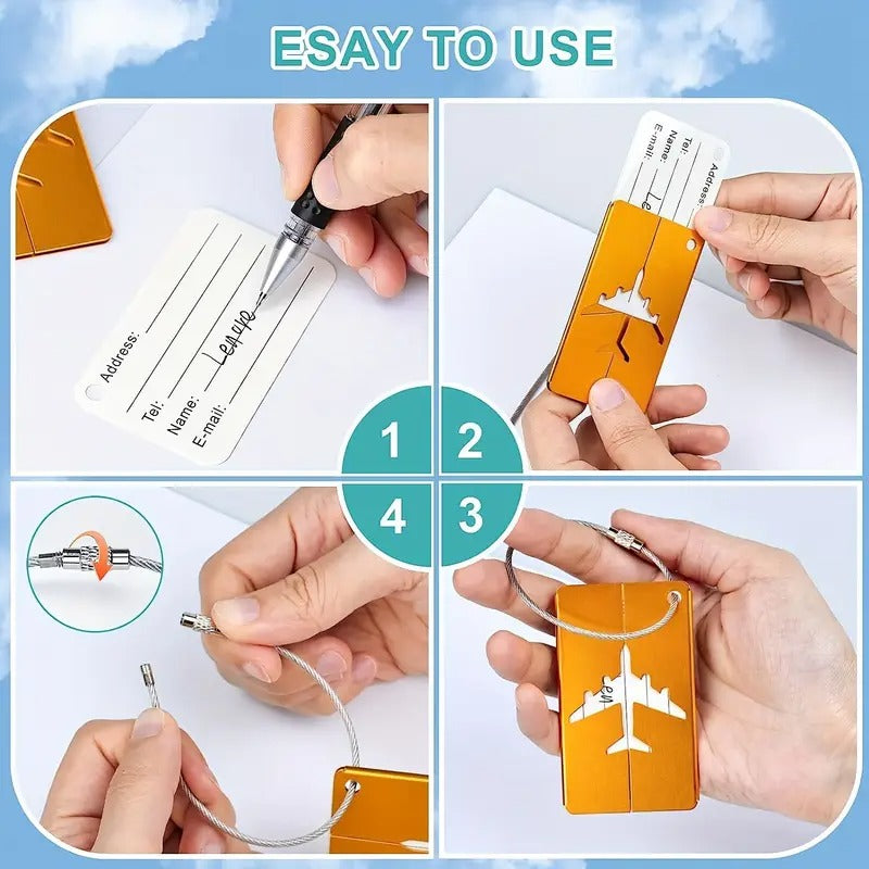 5pcs Luggage Tags Set