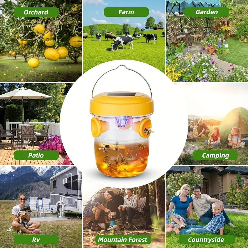 Solar-Powered Bee Catcher