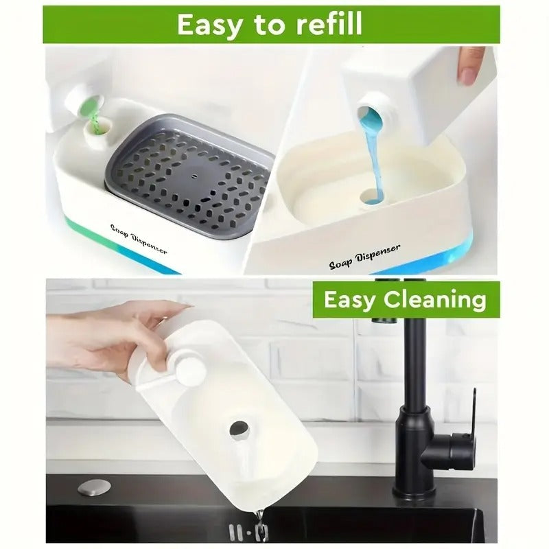 Multi-Functional Dish Soap Dispenser