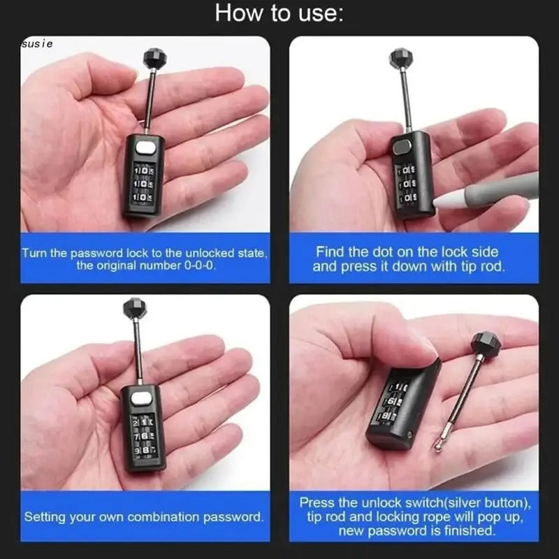 3-Digit Combination Lock