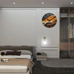 Creative Round Glass Wall Clock