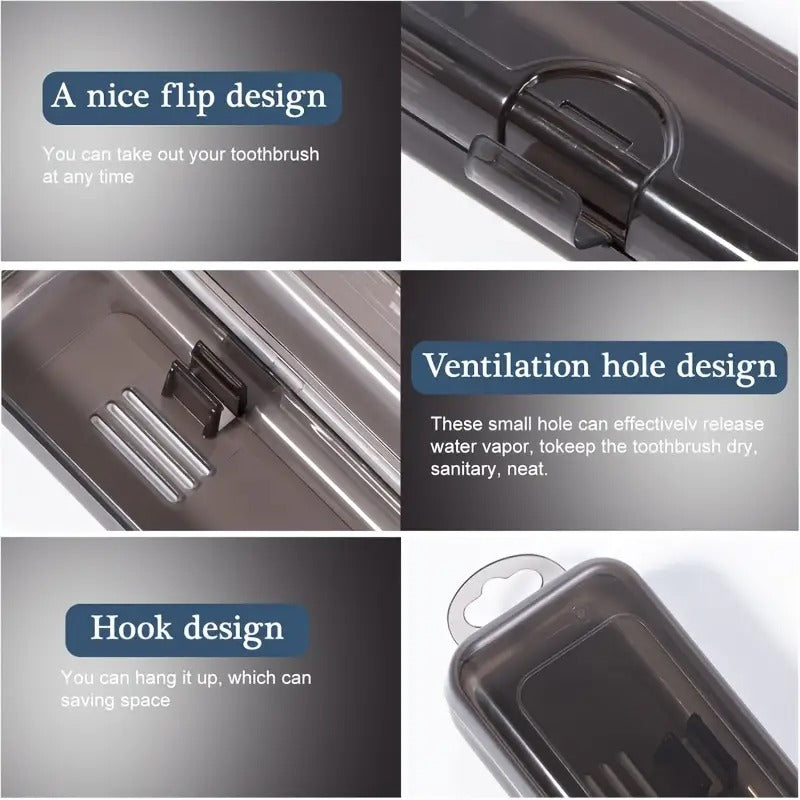 Travel Toothbrush & Toothpaste Holder