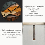 Creative Round Glass Wall Clock