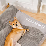 Orthopedic Dog Bed with Raised Bolster Pillow – Plush Crystal Velvet Pet Cushion for Joint Support, Machine Washable Cover for Small