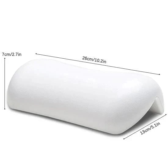 Bath Pillow with Suction Cups – Cushioned Neck Support for Tub & Spa Relaxation, Water-Resistant & Non-Slip for Home Bathing
