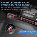 Car Seat Gap Filler with Adjustable Belt Strap