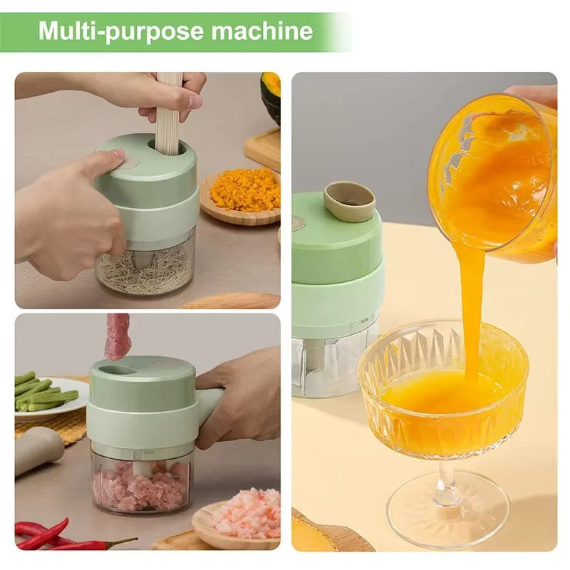 Portable Electric Food Chopper for Easy Meal Prep