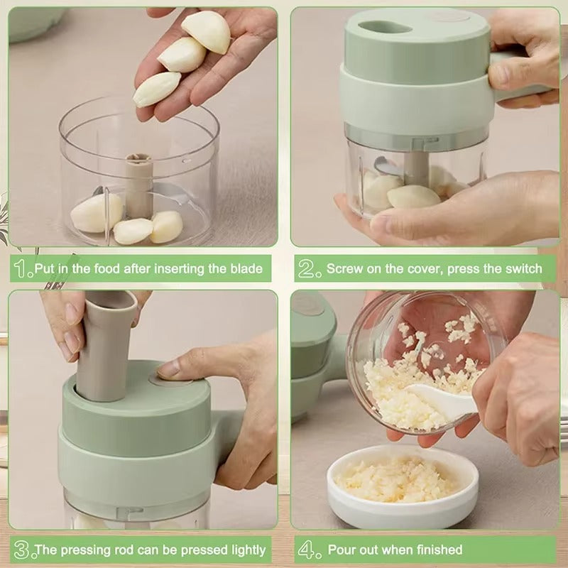Portable Electric Food Chopper for Easy Meal Prep