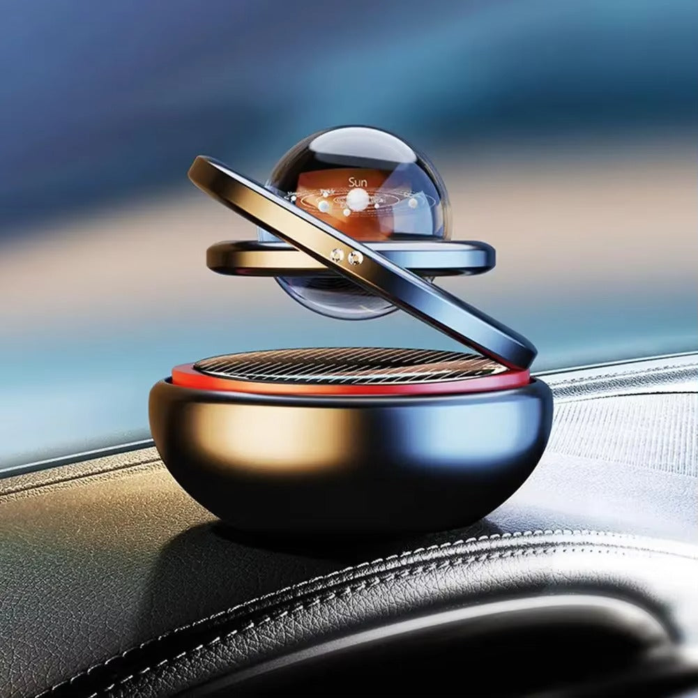 Crystal Car Air Freshener Ornament with LED Light