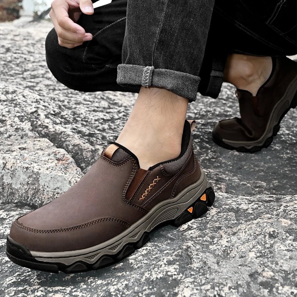 Men's Orthopedic Casual Slip-On Walking Shoes