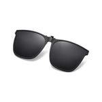 Magnetic Flip-Up Polarized Lens Attachment for Prescription Glasses - UV400 Protection Clip-On Shades for Driving & Outdoor Activities