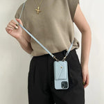 Women's Phone Wallet Shoulder Bag with Card Slots Adjustable Strap Wristlet Pouch for iPhone Daily Essentials Organizer