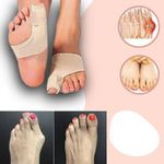 Toe Alignment Sleeve for Big Toe Joint – Gel Cushion Foot Corrector for Daily Comfort & Pressure Reduction – Flexible Fabric