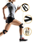 Dual-Strap Knee Support Brace with Silicone Pad for Stability | Adjustable Compression Wrap for Running, Jumper's Knee