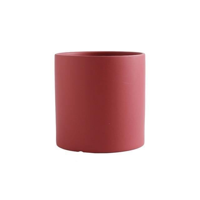 Vibrant Traditional Circular Ceramic Pot Planter