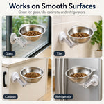 Dotisk No-Drill Wall-Mounted Pet Bowl for Small Dogs & Cats - Elevated Feeding for Cleaner Floors
