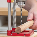 Handheld Drill Guide Jig with Adjustable Depth Stop | Portable Tool for Precision Woodworking