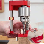 Handheld Drill Guide Jig with Adjustable Depth Stop | Portable Tool for Precision Woodworking