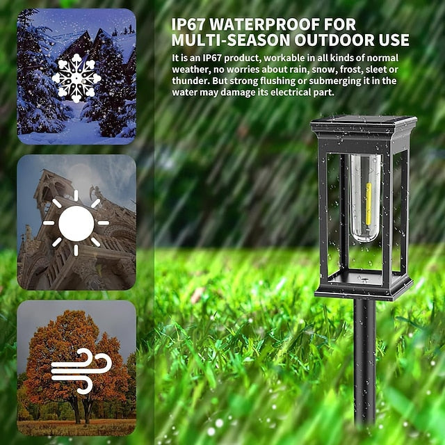 Waterproof Solar Garden Pathway Lights