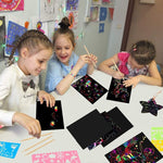 Colorful Kids Scratch Off Art Set