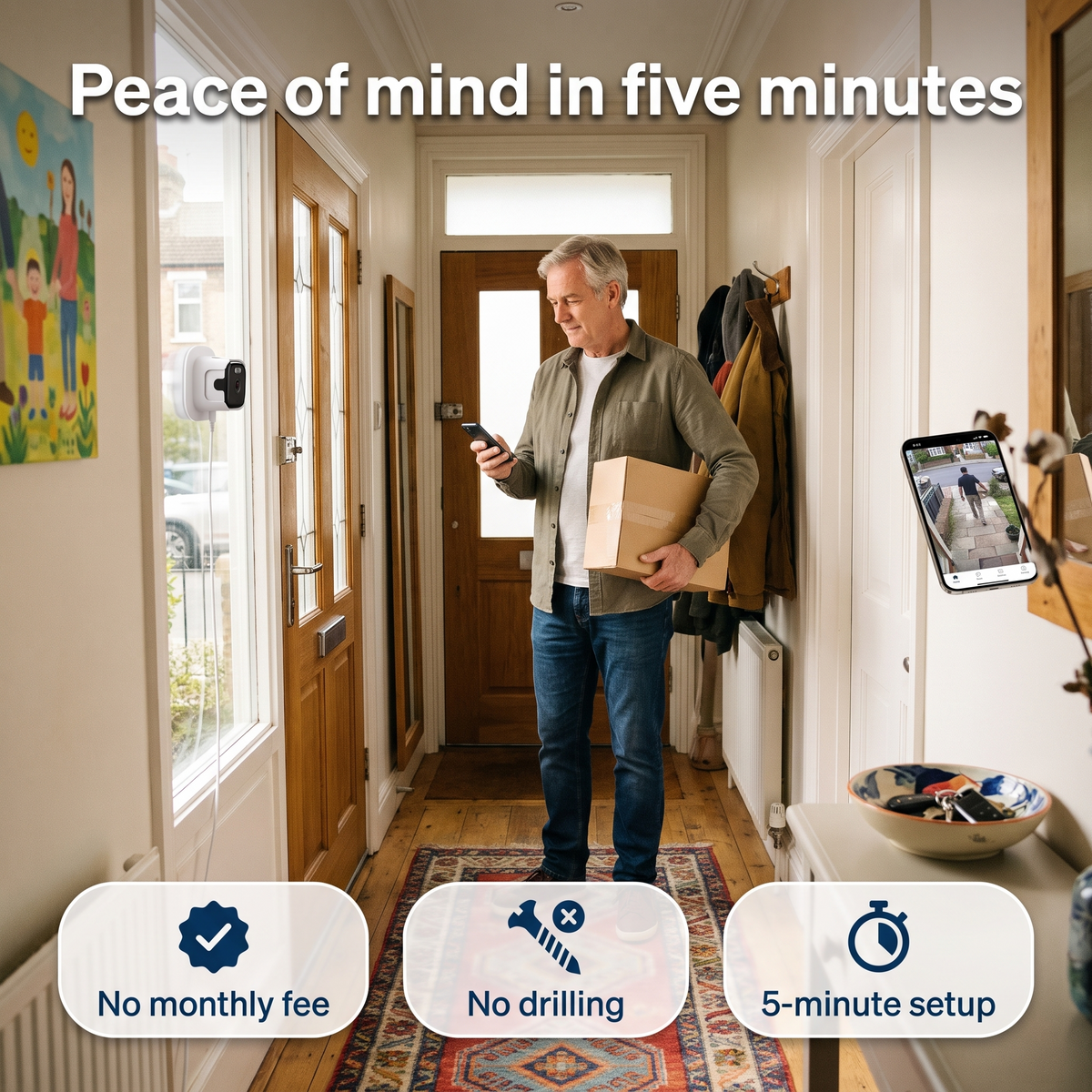 Indoor Window Security Camera