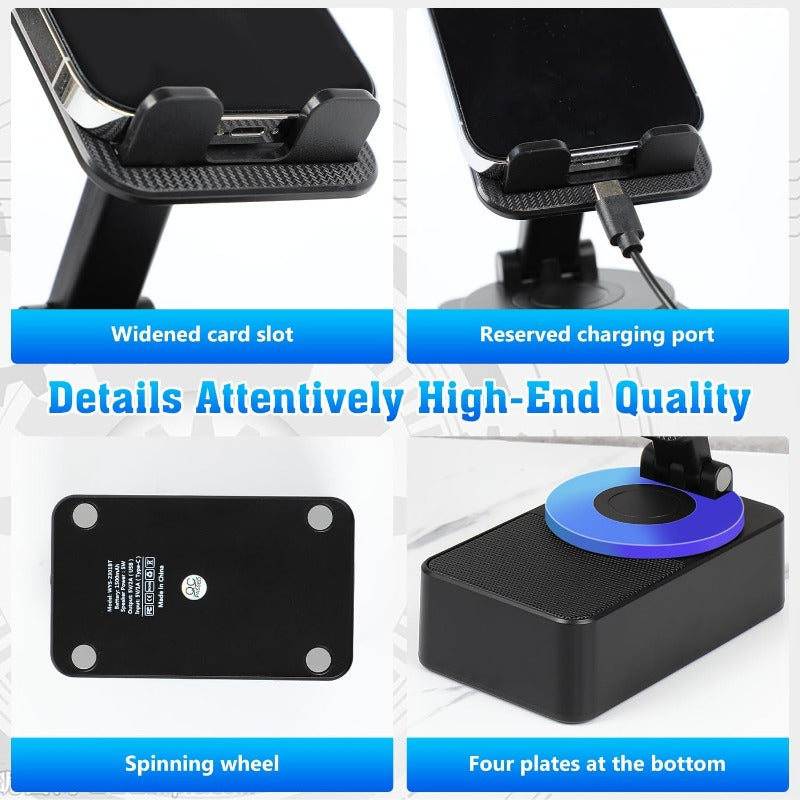 Portable Bluetooth Speaker with Battery Charger