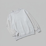 CHECKELLE – Relaxed Patchwork Crew Neck Top