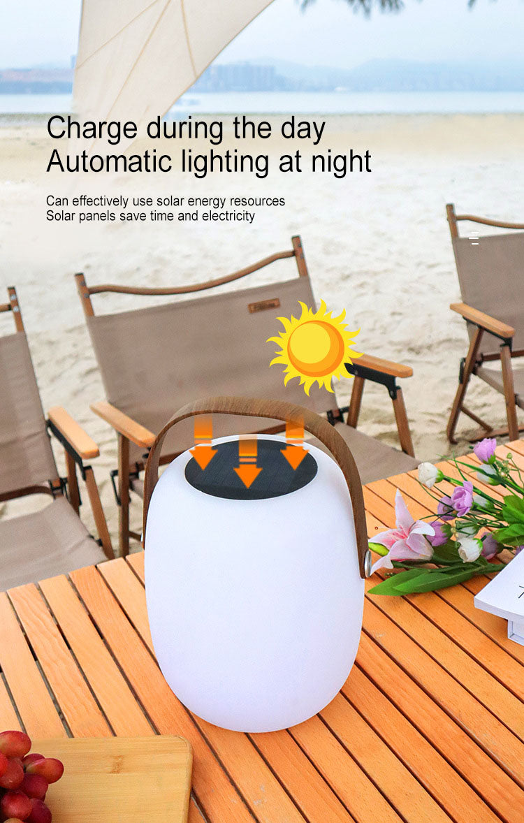 Solar-Powered Color-Changing LED Garden Lantern with Remote Control – 16 Hues, Water-Resistant Design for Yard, Deck & Camping – 5W Rechargeable