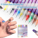 Vibrant Art 12 Color Paint Marker Dotting Pen Set