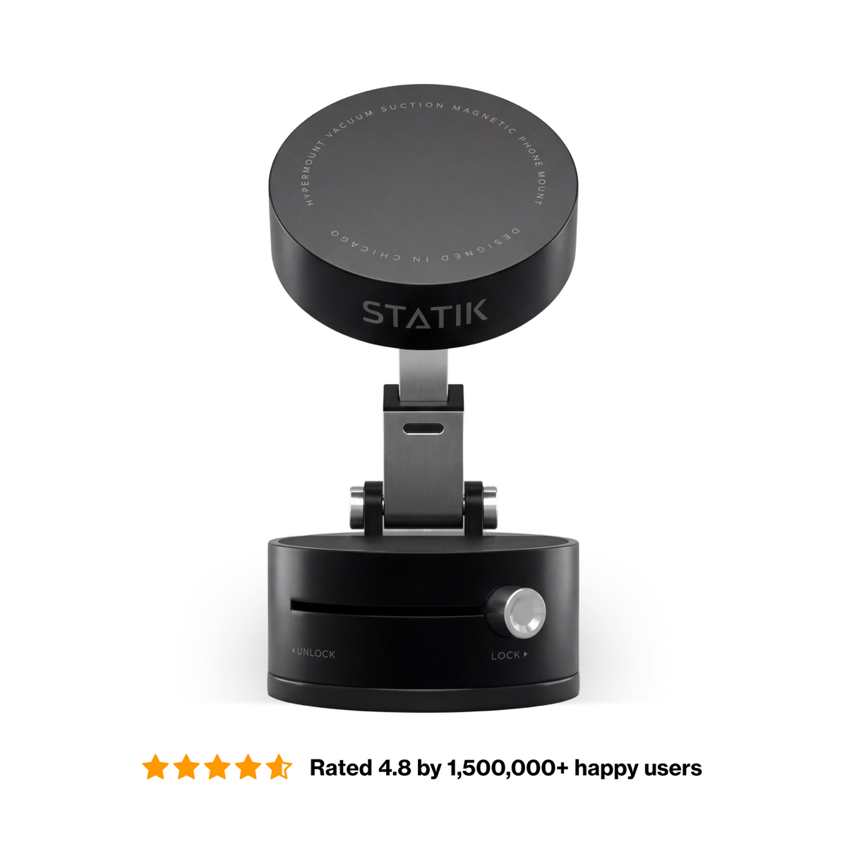 HyperMount Magnetic Phone Holder, for iPhone and Android