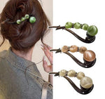 Beautiful Flower Pearl Hair Barrette