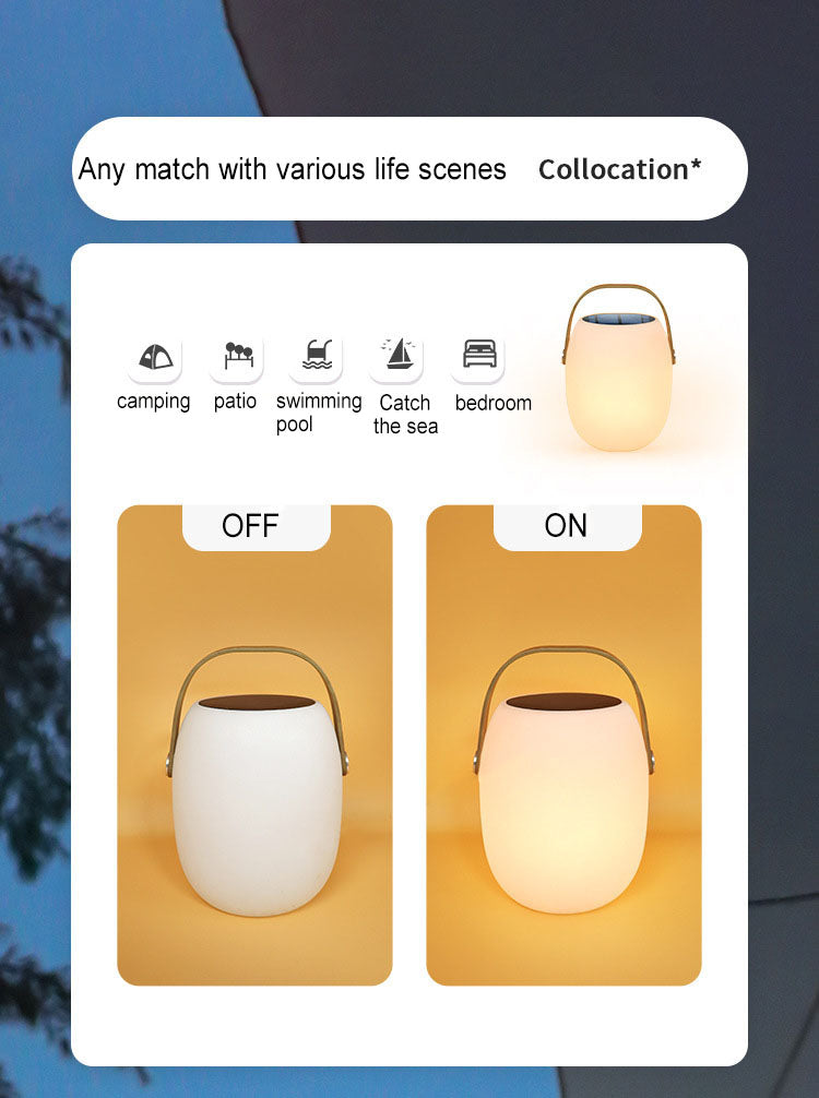 Solar-Powered Color-Changing LED Garden Lantern with Remote Control – 16 Hues, Water-Resistant Design for Yard, Deck & Camping – 5W Rechargeable