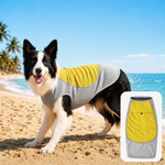 Dotisk Water-Activated Dog Cooling Vest for Summer Walks & Hikes - Breathable Heat-Relief Vest with Ice Pack Pocket