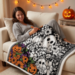 Halloween Coloring Blanket