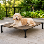 Dotisk Elevated Washable Breathable Mesh Dog Bed