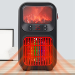 Compact Space Heater for Bedroom, Office & Small Rooms – 400W Personal Electric Warmer with Adjustable Thermostat & Tip-Over Safety