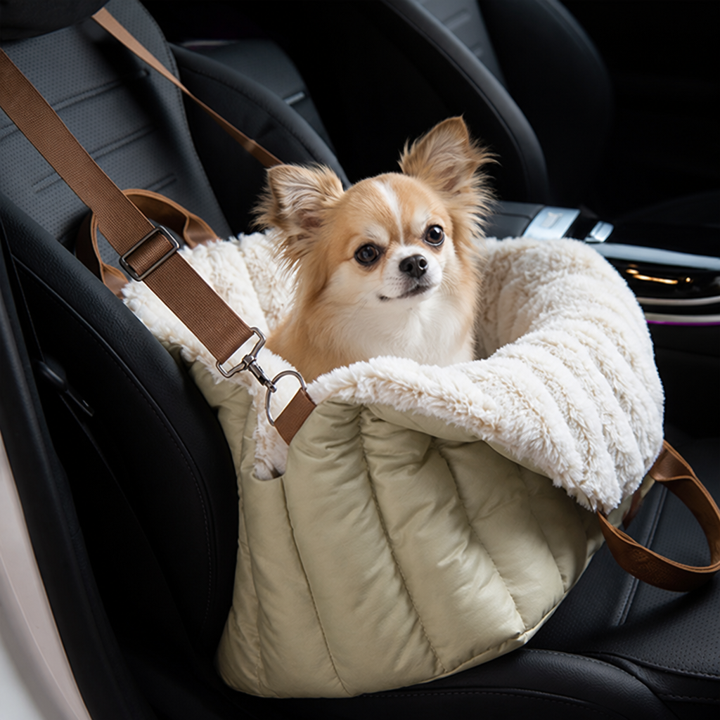 Dotisk Plush Fleece Car Seat & Travel Carrier