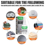 Industrial-Strength Instant Adhesive for Metal, Wood, Plastic, Rubber & Glass – Multi-Surface Repair Glue for DIY Projects, Household