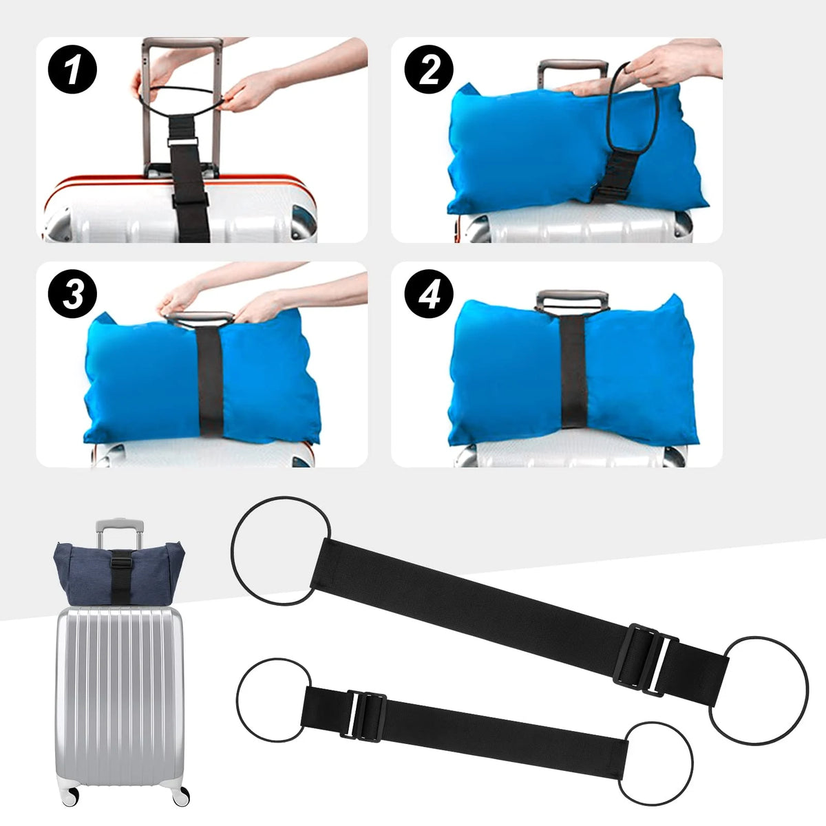 Strong Travel Luggage Straps