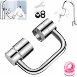Flexible 360° Rotating Kitchen Faucet Extender