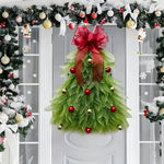 Handmade Christmas Tree Wreath for Front Door