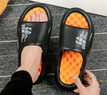 Cushioned Arch Support Slide Sandals for Women & Men with Textured Footbed Relief Indoor Outdoor Open Toe Adjustable