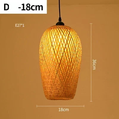 Handwoven Rattan Pendant Light Fixture Natural Woven Ceiling Lamp Rustic Farmhouse Hanging Light for Dining Room Kitchen Island Boho Home