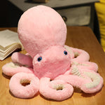 Jumbo Octopus Stuffed Animal Pillow – Soft Plush Toy for Kids & Adults – Huggable Cuddle Buddy for Bedroom Décor & Stress Relief