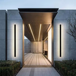 Linear LED Outdoor Sconce 79 Inch Water-Resistant Metal Wall Light for Patio Garden Facade Pathway Modern Exterior Minimalist Architecture Fixtur