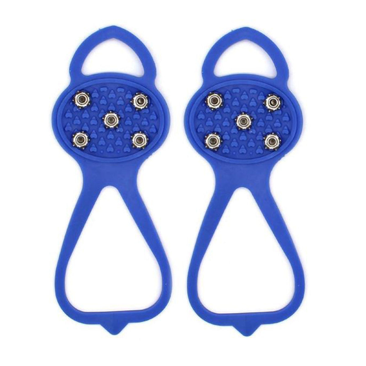 Traction Cleats for Winter Walking on Ice and Snow – Portable Over-Shoe Spikes for Adults and Kids – Lightweight Slip-On Grips