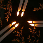 Battery-Powered Flameless Taper Candle with Remote Control & Timer 10.8 Inches White for Dining Room Chandeliers Wedding Centerpieces Mantel