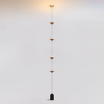 LED Floor Lamp with Marble Counterweight and Adjustable Pull Cable for Living Room Bedroom Reading Corner Modern Home Decor Ambient Task Lig