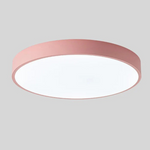 Round Wood & Acrylic LED Ceiling Light – Scandinavian Flush Mount for Bedroom, Living Room & Hallway