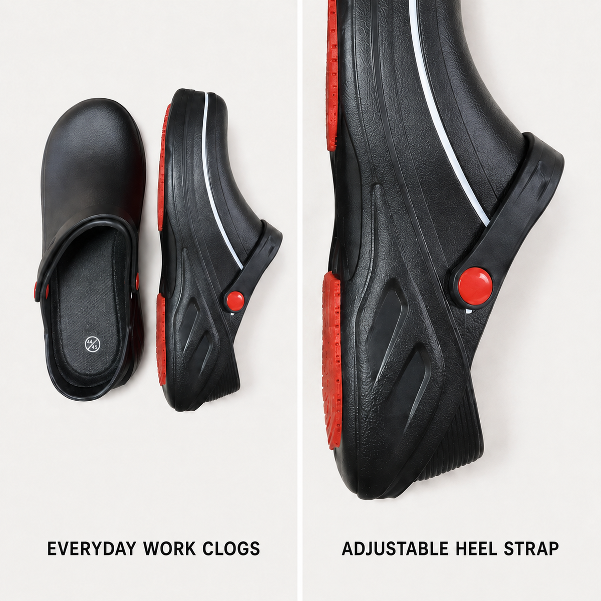 Oil-Resistant Work Shoes with Water-Resistant Protection & Anti-Slip Grip for Men – Industrial Safety Footwear for Kitchen, Construction &